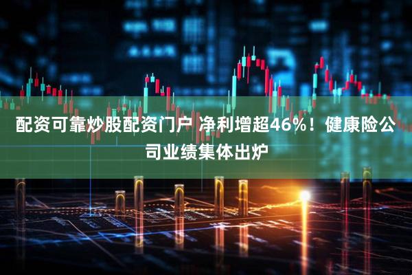 配资可靠炒股配资门户 净利增超46%！健康险公司业绩集体出炉