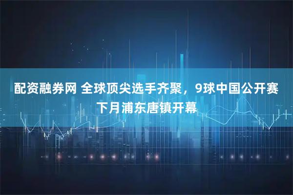 配资融券网 全球顶尖选手齐聚，9球中国公开赛下月浦东唐镇开幕